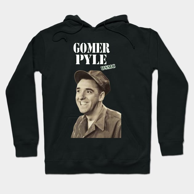 Gomer Pyle , USMC  , Jim Nabours ,  The Andy Griffith Show Hoodie by CS77